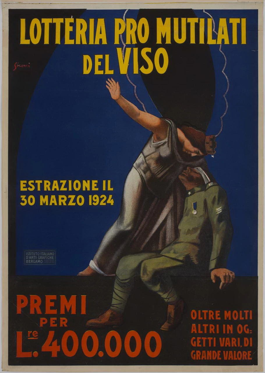  138-Lotteria pro mutilati del viso - Museo Nazionale Collezione Salce, Treviso 